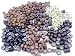 350 Multi Color 5mm Silicone Lined Micro-ring Links Beads Linkies for I Stick Hair Extension Installation and Feathers