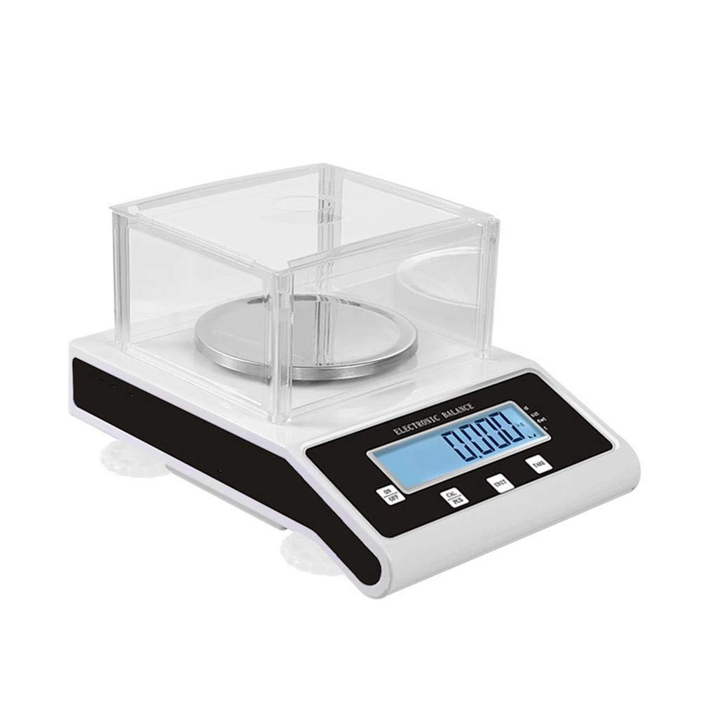 Balance d'analyse numérique de laboratoire 0,001 g Balance électronique Balance de poids Balance de laboratoire Balance de précision Balance pour bijoux de laboratoire Or (prise 220 V UE/UK/AU, 50 H