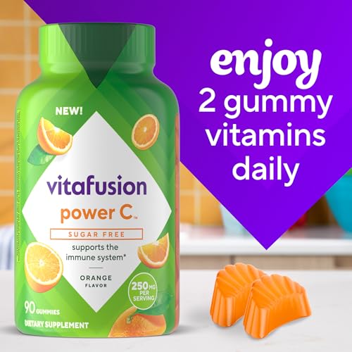 Vitafusion Vitamin C 250 mg Per 2 Gummies Sugar Free | 90 Count - image 7