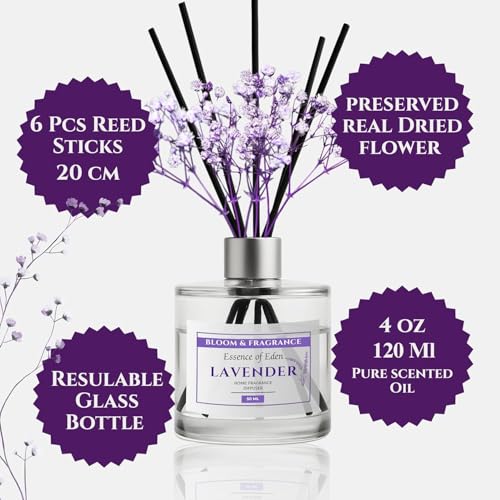 Reed Diffuser Aceite Aromático 50ml con 6 Varillas miniatura 2