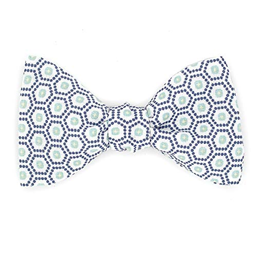Noeud papillon bleu-gris japonais kobe pour mariage élégant