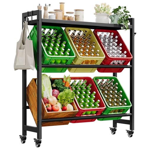 Rangement caisses à boissons YITAHOME pour libérer de l'espace au sol