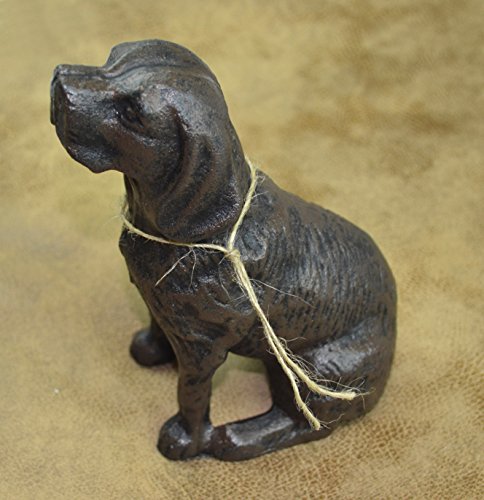 Lulu Decor CI62AB Cast Iron Decorative Dog Door Stopper thumb #1