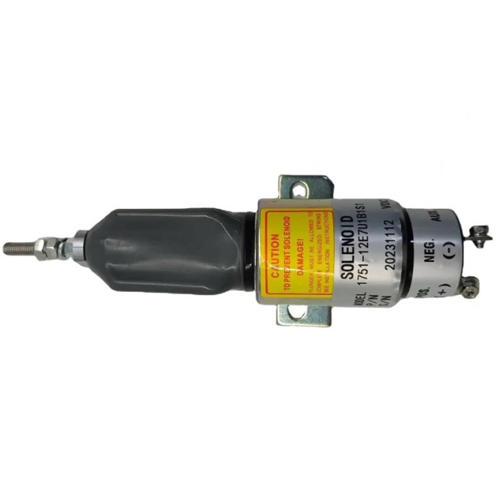 Solenoide de corte de combustible Compatible con el solenoide del actuador del acelerador de 12 V de Genie Parts 77402 77402GT y el solenoide de corte de combustible.