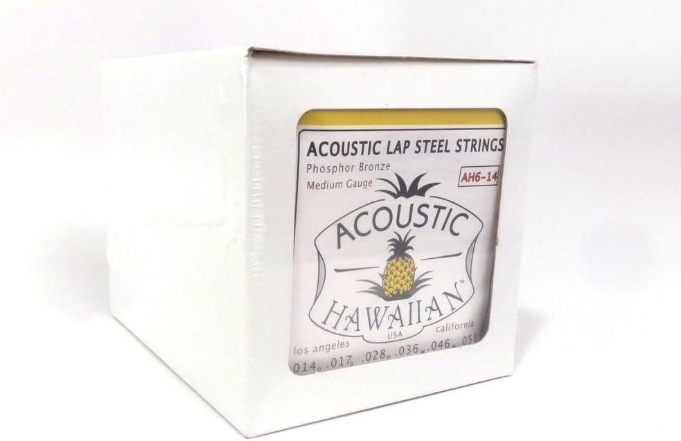Asher Guitars Acoustic Hawaiian Lap Steel Strings -Box of 12 Sets