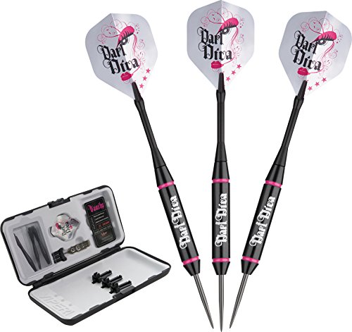 Viper Vanity Steel Tip Darts with Storage/Travel Case: Dart Diva, 22 Grams