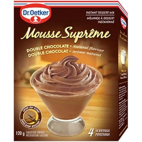Dr Oetker Double Chocolate Mousse, 4.2-Ounce (Pack of 6) Cover
