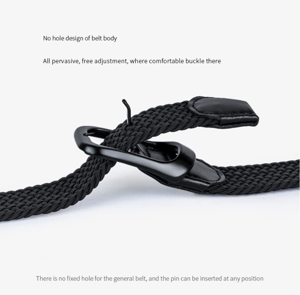 Golf Belts for Men, Adjustable Woven Braided Stretch Belt Men for Casual Jeans4