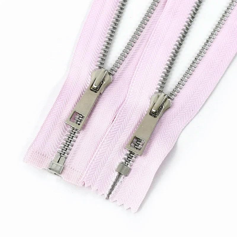 zamki do szycia, 2/5 szt. metalowych zamków błyskawicznych 15-30 cm z zamknięciem, 40-80 otwarciem - jak pokazano nr 5 25