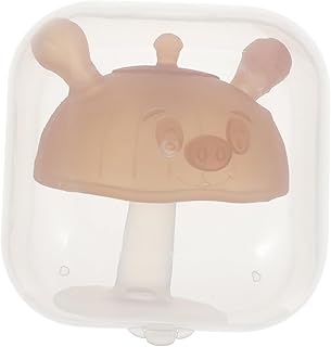ibasenice Mordedor Infantil Mordedor Pulseira De Silicone Brinquedo Recém-Nascido Mordedor De Goma Infantil Cogumelo Mordedor De Bebê Mordedor Sensorial Do Bebê Goma De Mascar De Sílica Gel