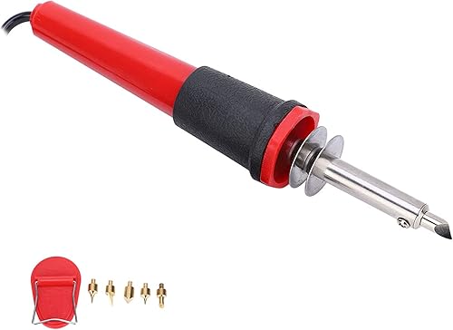 Miniatura 3 de Kit de pluma de combustión de madera, juego de soldador eléctrico profesional para grabado pirografía de tallado