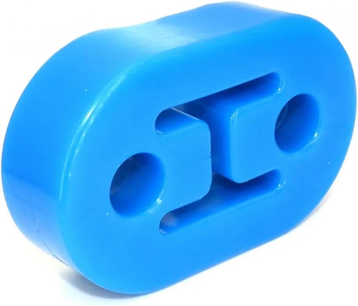 Rubber Exhaust Hanger 5 Pcs Dual-hole Exhaust Pipe Bracket Silencer Support Shock Absorber Suspension Rubber For Cars(Red)