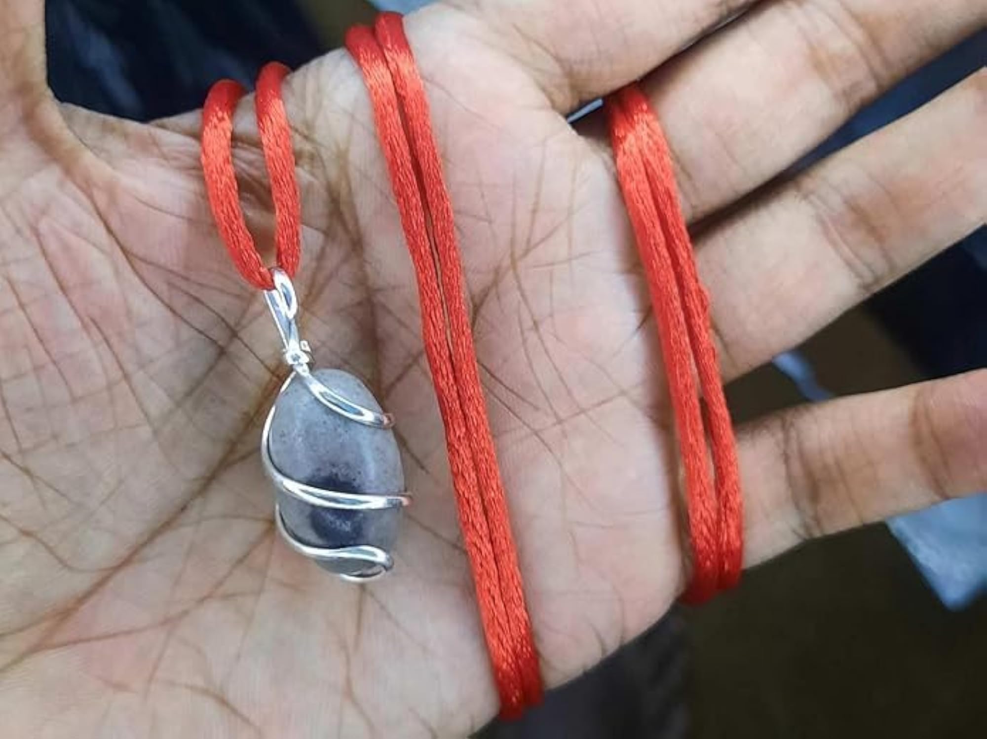 Narmadeshwar Shivling Pendant in Original Narmada River Stone