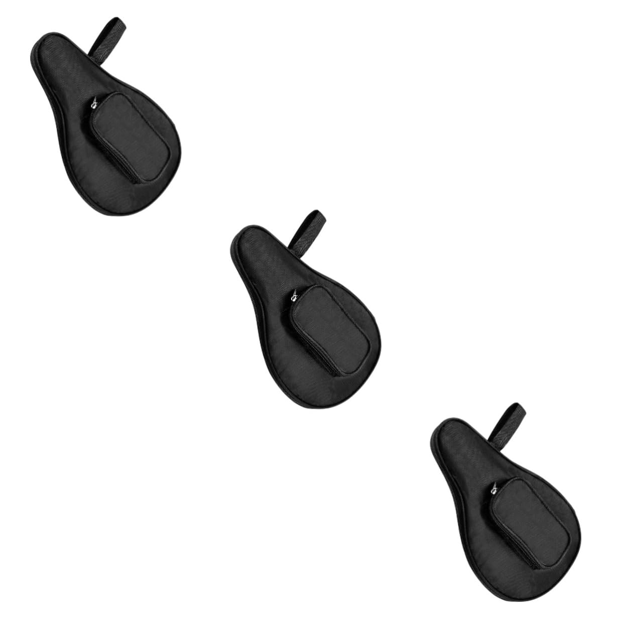 Kisangel 3 per Racchette Tavolo Tennis Custodia per Racchette e Accessori Design e Resistente Oxford per Giocatori Pong Con per Palline e Accessori