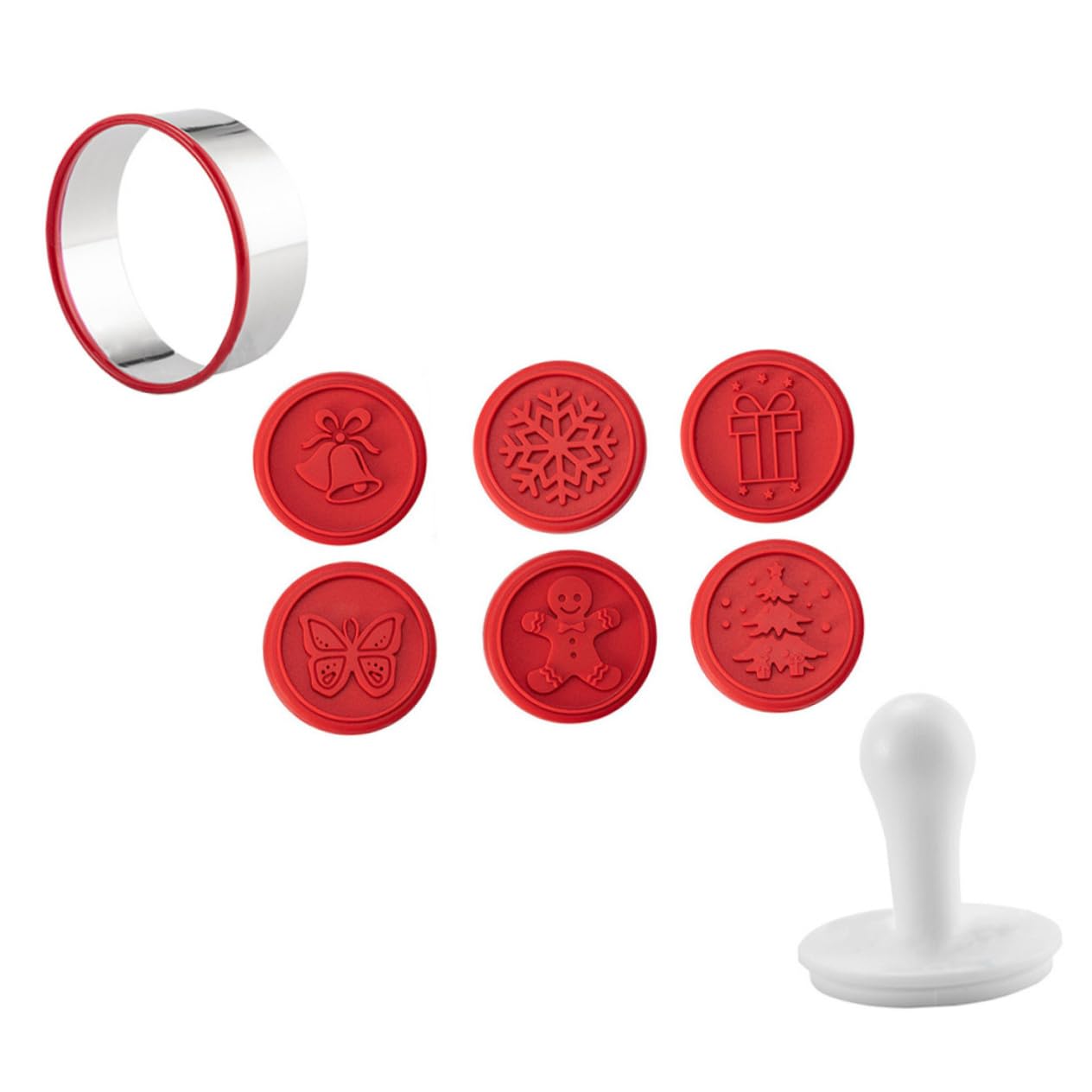 MAGICLULU Lot De 3 Emporte-Pièces Pour Biscuits De Noël Petits Emporte-Pièces Dessin Animé Gelée Biscuits Bonbons Granola Pâtisserie Étain Pour Allaitement Emporte-Pièces Pour