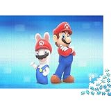 Super Mario Puzzles 300 Pièces pour Adultes Puzzles 300 Pièces pour Adultes, Enfants, Âge Et Plus, Parfaits pour Un Cadeau d'anniversaire Game-Artwor 300pcs (40x28cm)