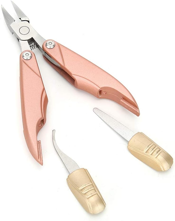 Toenail Clipper, Foldable Dead Skin Trimmer Clipper Stainless Steel Fingernail Toenail Clippers Manicure Pedicure Pliers Tool