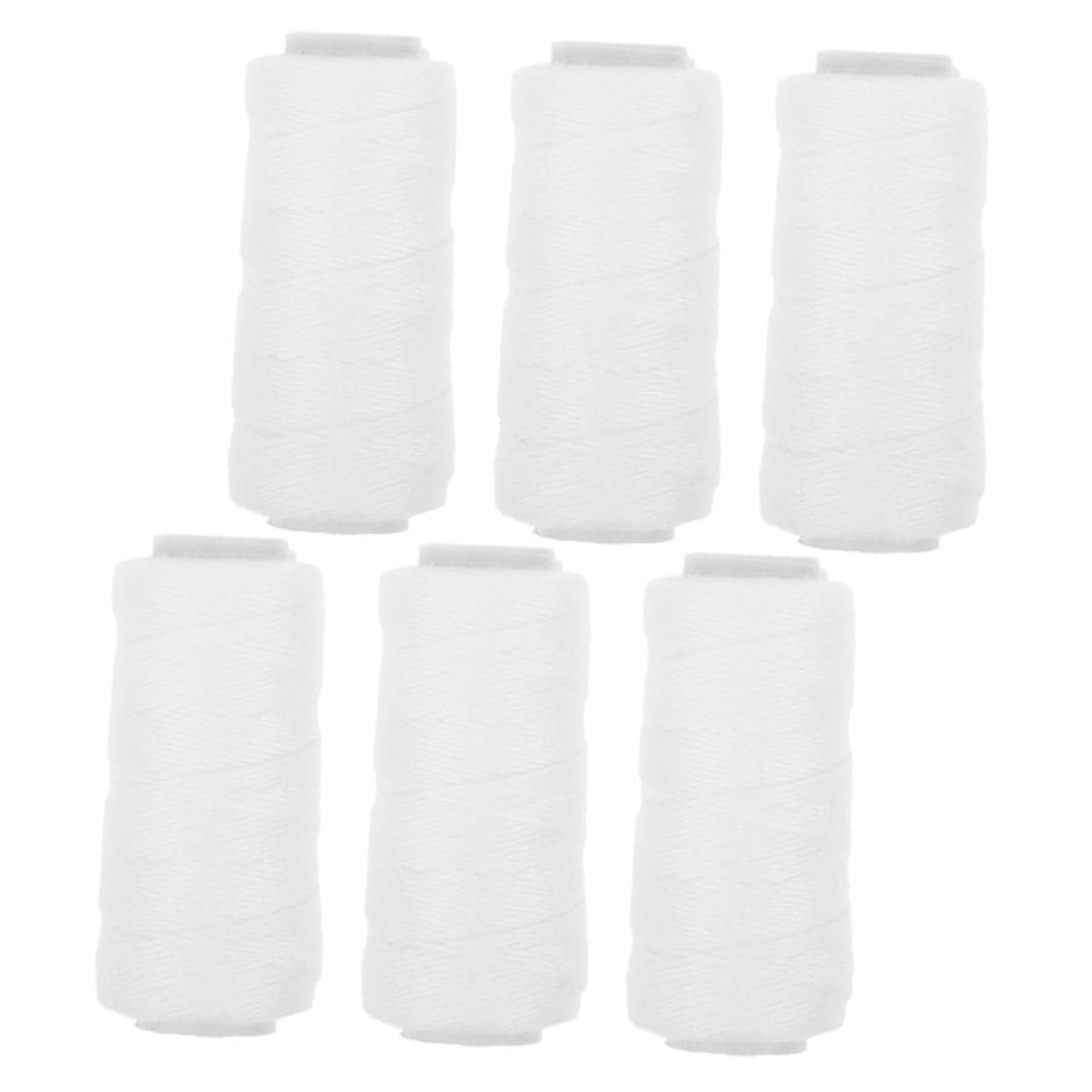 FOMIYES 6 Pack Facial Hair Removal Threads Made of Cotton for Epilator Hair Puller Threading Eyebrows Lip