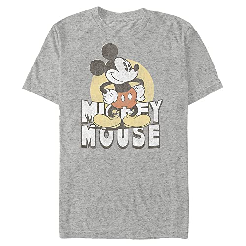 T-shirt Mickey Disney vintage avec manches courtes et coupe XXL confortable