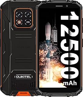 Rugged Smartphone 2022 OUKITEL WP18, 12500mAh Battery 5.93 inches Android 11 IP68/IP69K Waterproof Mobile Phone Fast Charge, 4G LTE Dual 4G+32G/1TB SIM-Free & Unlocked Mobile Phones Face ID/GPS/OTG