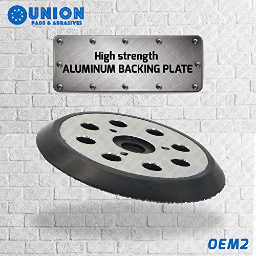 Union Pads And Abrasives Oem2 Replacement Sander Hook And Loop Orbital Sander Pad For Makita 743081-8, 743051-7 Hitachi 324-209 Fits Bo5010, Bo5030/K, Bo5031K, Bo5041K, Sv13Ya, Sv13Yb, Xob01Z Sander #TOP2