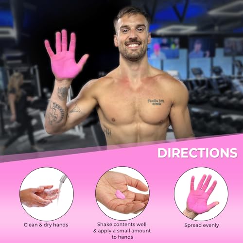 Generic Pink Liquid Chalk for Weightlifting, Gymnastics, Rockclimbing, All Activities, Sweat Resistant for Superior Grip