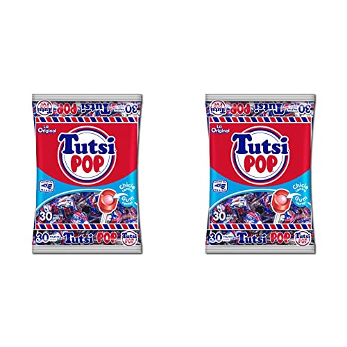 Tutsi Pop La Original Mexican Candy Pops With Cherry Flavor With Tutti Frutti Gum Center, 21.2 Oz (Pack Of 2) #TOP15
