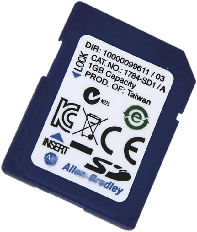 1784-SD1 Memory Card, 1784-SD1 Digital Memory Card 1GB, 1784-SD1 Secure Digital Memory Card for AB PLC – 1GB Industrial SD Card, 1PCS, Guaranteed for A Year