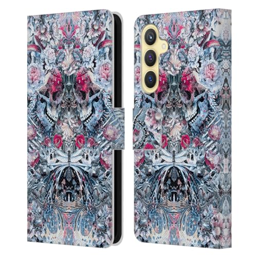 Carcasa de cuero tipo libro Samsung Galaxy S23 FE 5G Calaveras 1