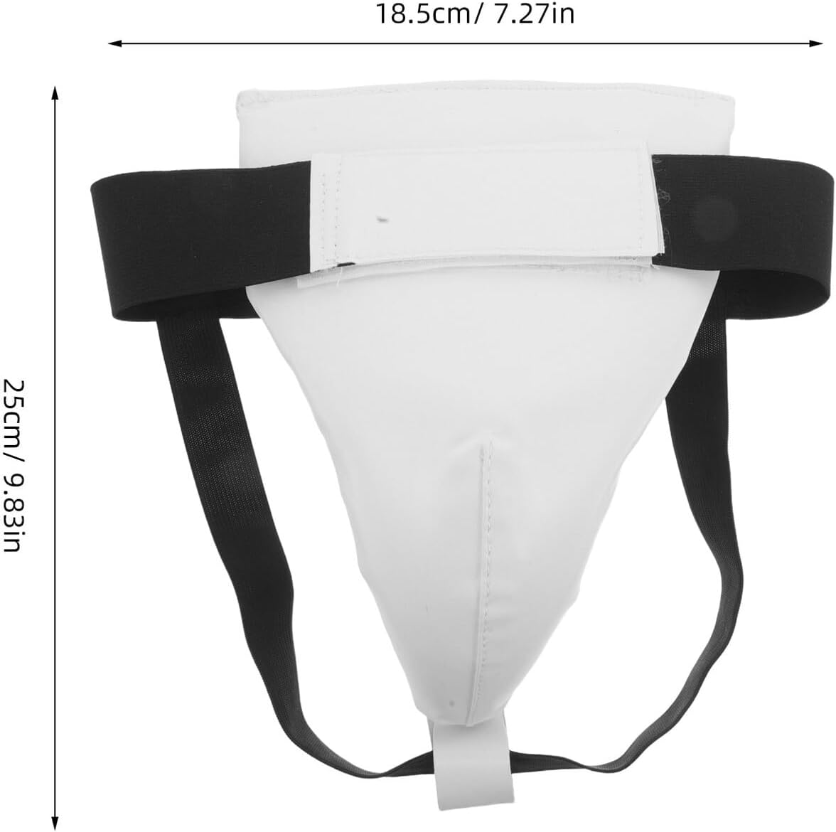 Toddmomy Groin Protector Cup Adjustable Athletic Groin Guard for Taekwondo MMA Kickboxing Martial Arts Training Safety Gear