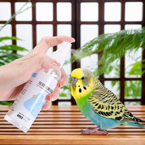 Spray Desodorizante Para Aves - Spray Desodorizante Para Papagaios 100ml - Nebulizador Suave Com Fra