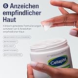 Cetaphil Feuchtigkeitscreme für trockene, empfindliche Körper- & Gesichtshaut, 250 G Kremowa