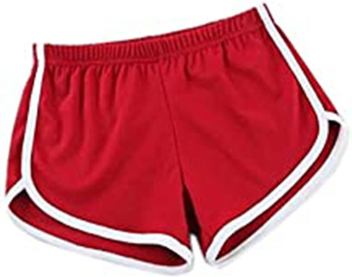 Shorts Rocky Para Gimnasia Mujer - Negro Con Detalle Fucsia, 90% Algodón, Cintura Elástica, Ajuste Cómodo