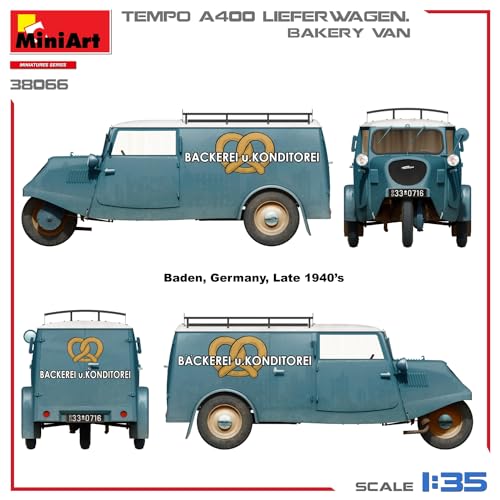 Maquette Tempo A400 MiniArt pour diversifier une collection de modèles réduits