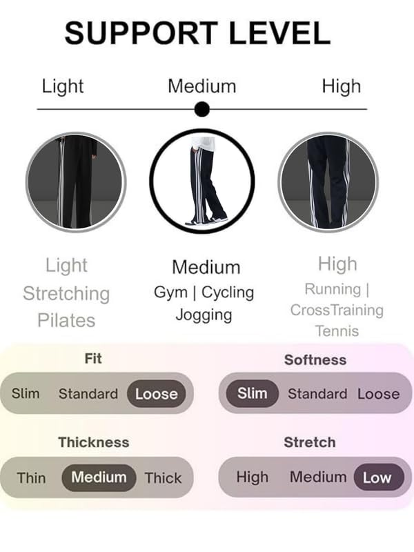 Image of MiraMichi Men's Stretchable Lycra Track Pants | Slim Fit Activewear for Gym, Yoga & Casual Wear