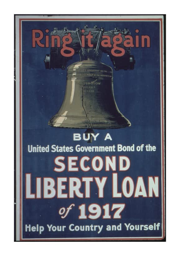 Second Liberty Loan affiche de guerre extra large Spiffing Prints format mat sans cadre