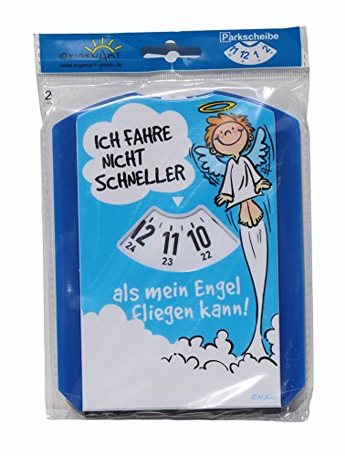 Preisvergleich Produktbild Eigenart Parkscheibe mit Spaßmotiv (Mein Engel)