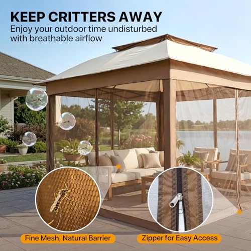 COOS BAY 11x11 Pop Up Gazebo