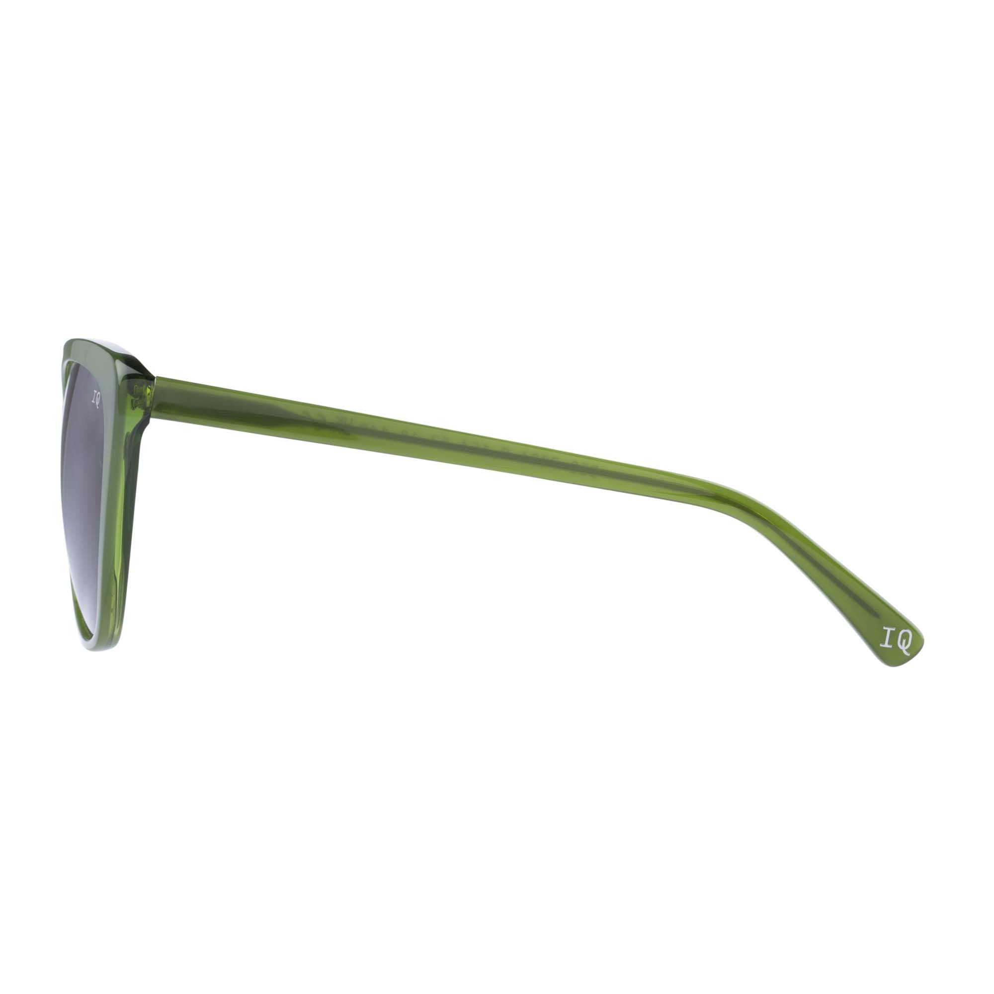 7004 Sonnenbrille von Botaniq in Olive mit Grauem Kunststoffglas und UV-Schutz