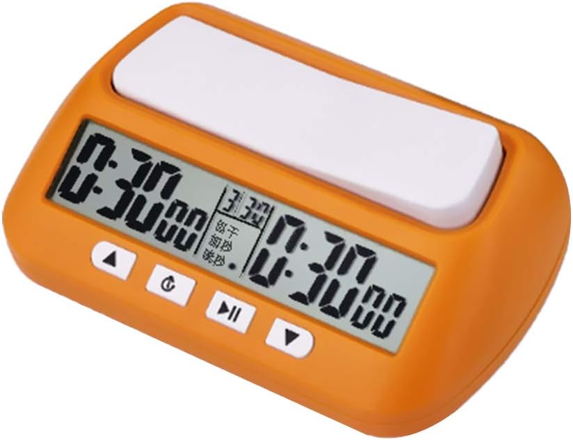 Professional Chess Clock Digital Watch Count Up Down Timer Board Game Stopwatch Y ABS Chess Clock