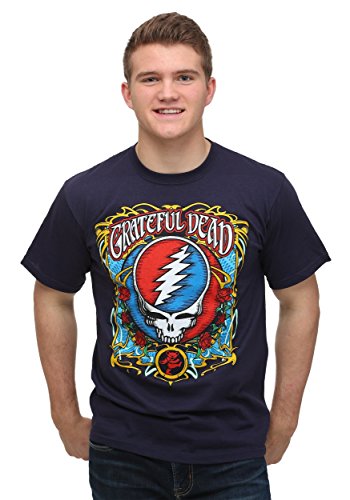 Liquid Blue Men's Grateful Dead Steal Your Roses Short Sleeve T-Shirt