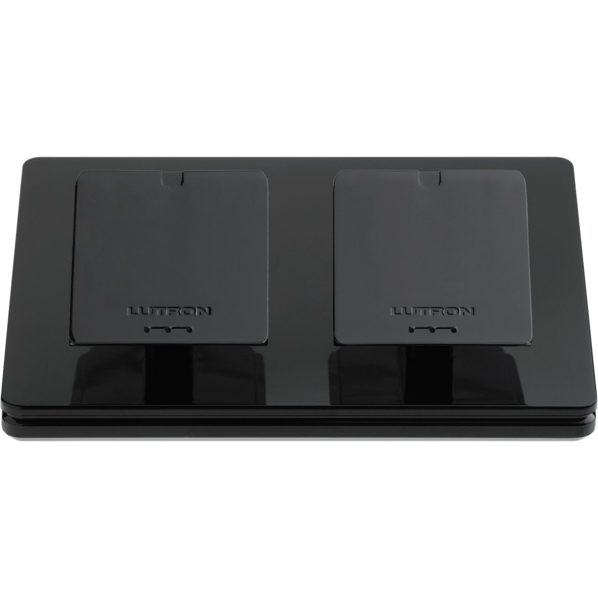 Lutron Caseta Smart Lighting Dual Pedestal for Pico Remotes, L-PED2-BL, Black