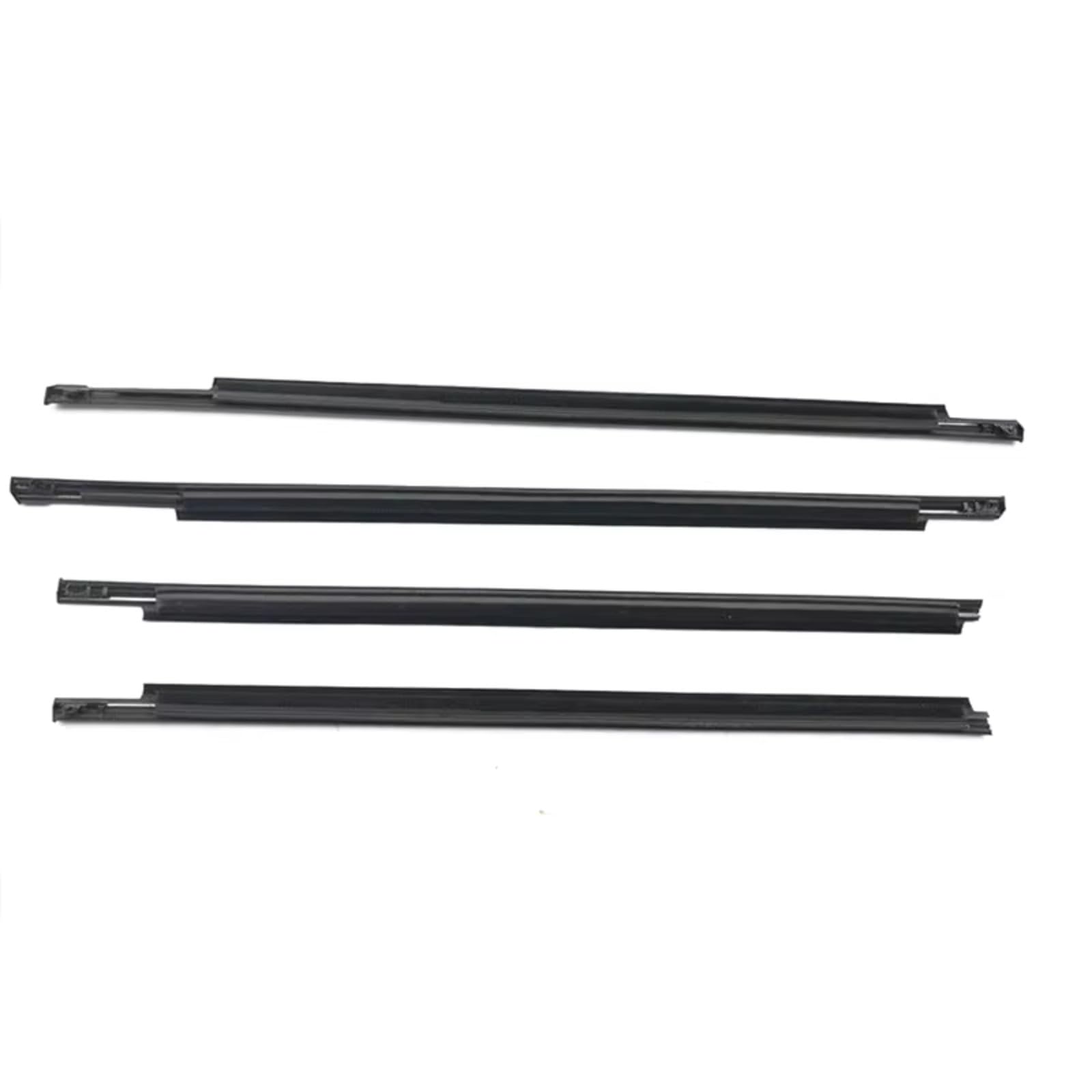 Pbqenxb One Color For Toyota For Prius 2004-2009 4 X Window Outer Weatherstrip Side Door Glass Rubber Belt Moulding Trim Sealing Protector Outer Window Weatherstrip