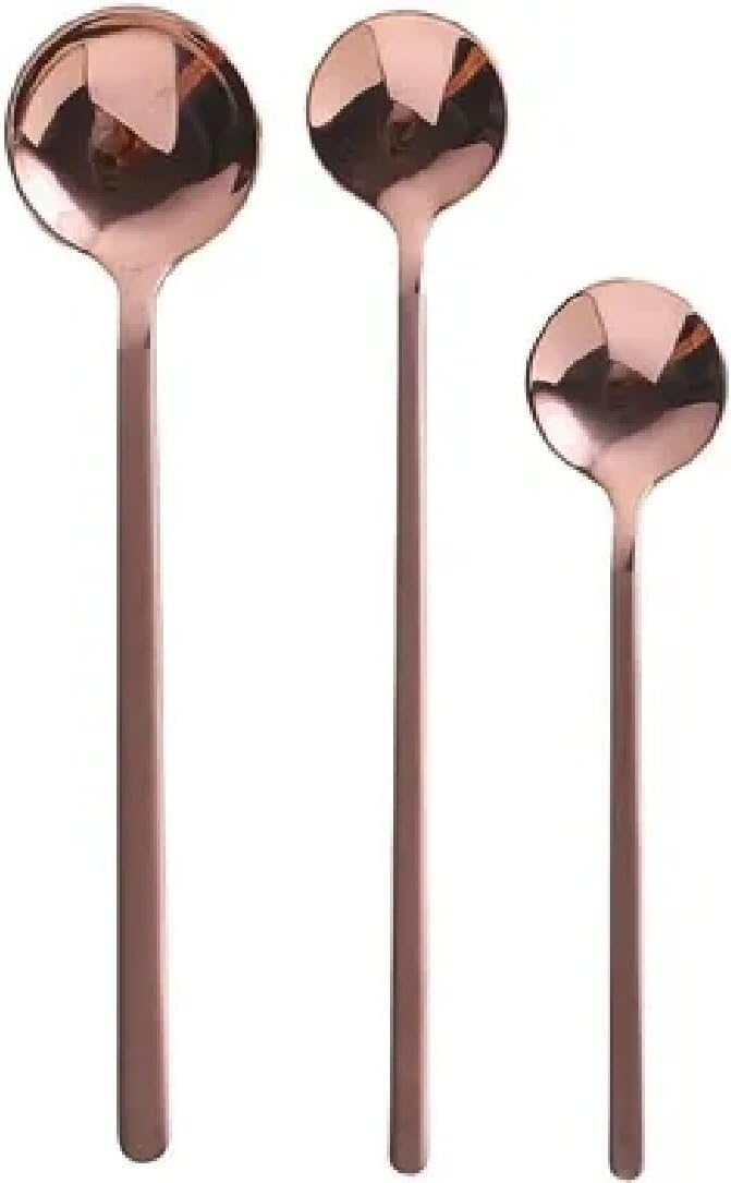 304 Coffee Scoop, Stainless Steel Table Spoon Iced Tea Spoon -2