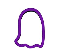 Mini Halloween Ghost Cookie Cutter Set - 6 Small Ghost Shaped Cutters...