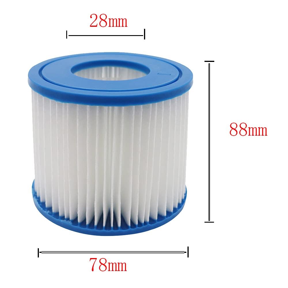 Lot de 2 filtres de piscine compatibles avec type I, cartouche de rechange pour Flowclear 58381 58511E