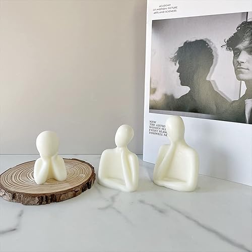 Miniatura 3 de Voyyphixa Esculturas de estatuas humanas 3D, moldes de vela de silicona, moldes de resina, moldes de silicona para cuerpo, figuras para resina,