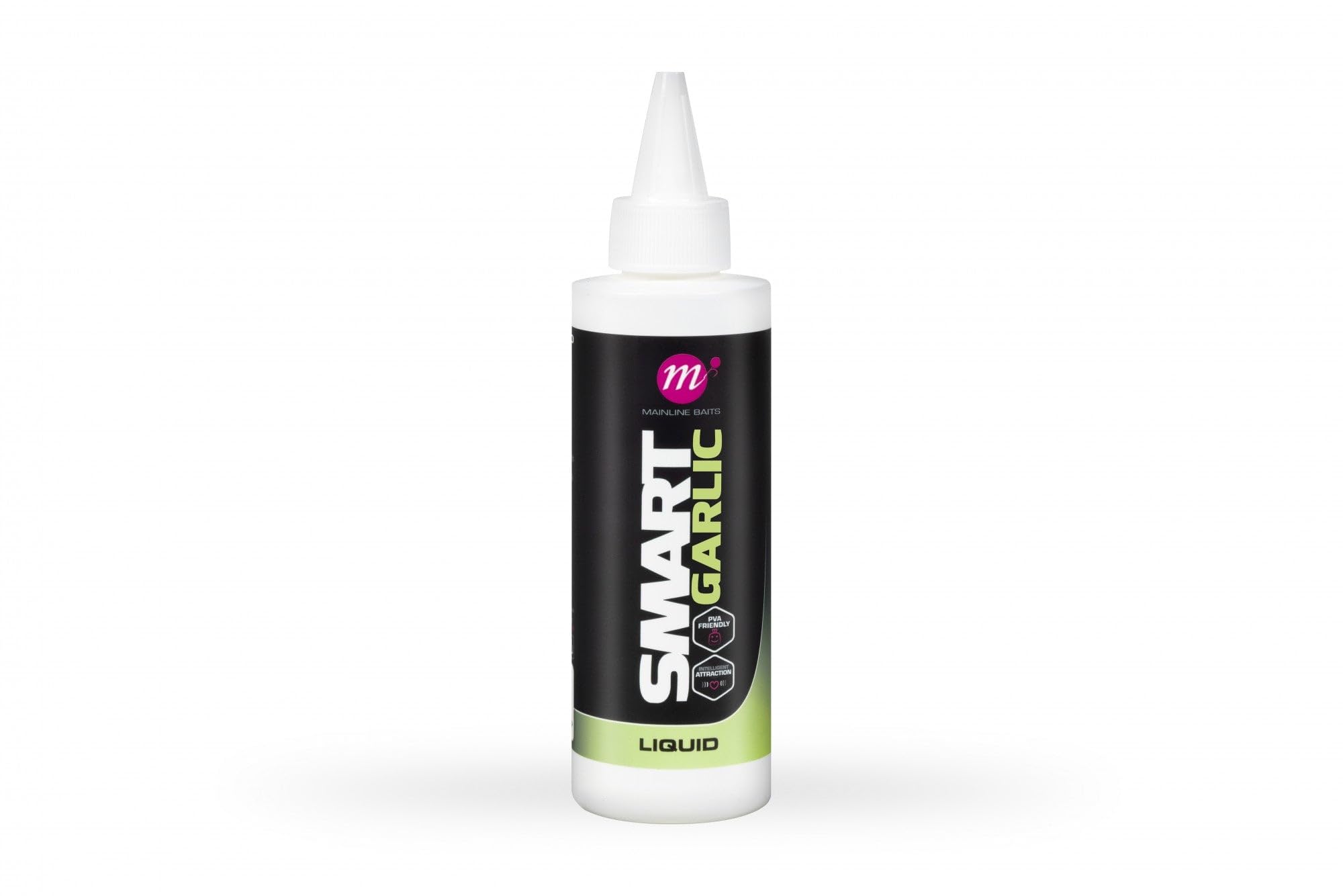 Mainline Baits Smart Liquid Garlic 250ml | Coarse Fishing Liquid Attractor | Use with Boilies, Pellets, Particles, Floaters, Hookbaits or Groundbait | Works Throughout Water Column | PVA Friendly