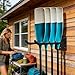 Kayak Storage | Carbon Steel Large Capacity Holder, Wall Organizer for Surfboard, Garage, for Home Living Room Balcony Apartment Garage Skiing Paddle Surf Canoe Board Wakebo