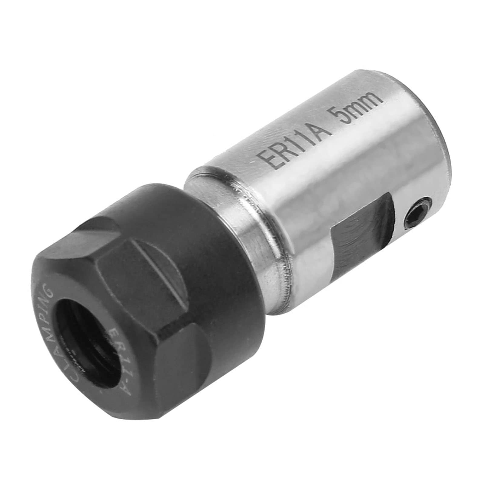 Ensemble de Pinces à Ressort de Précision ER11 et Tige D'extension de Support D'arbre Moteur ER11 5mm Mandrin à Pince ER11 pour Machine de Gravure CNC et Outils de Tour de Fraisage